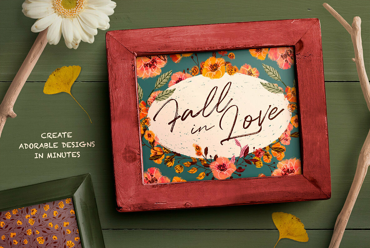 Pencil Fall Graphic Kit 2