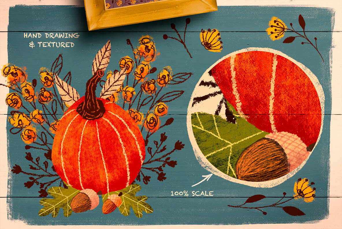 Pencil Fall Graphic Kit 5