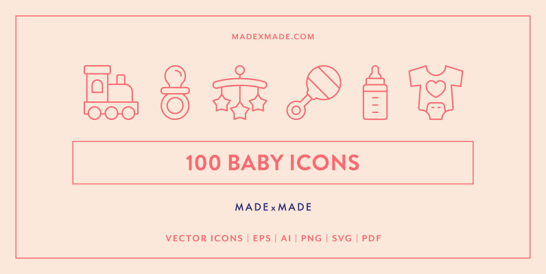Line Icons     Baby
