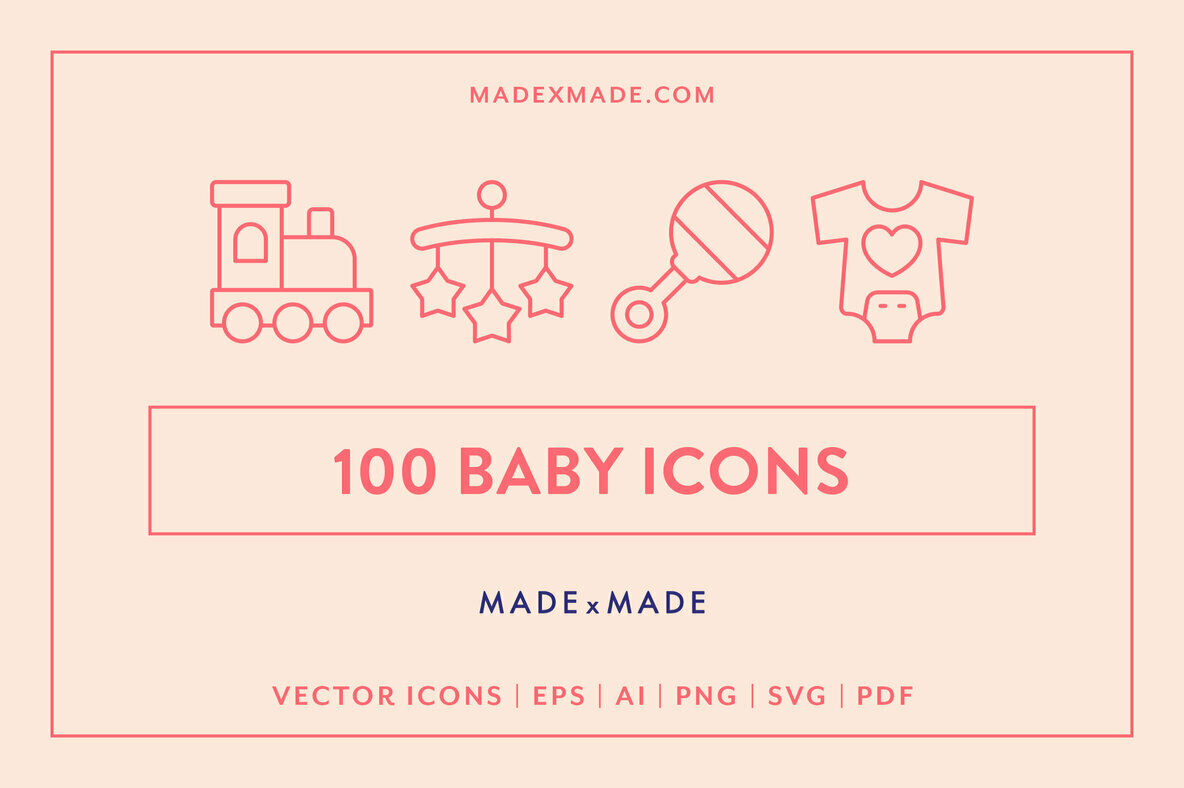 Line Icons     Baby 1
