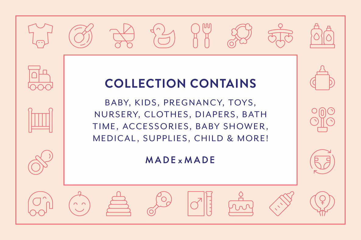 Line Icons     Baby 2