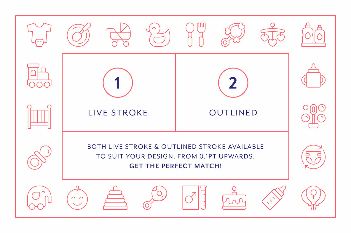 Line Icons     Baby 5