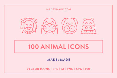 Line Icons     Animals