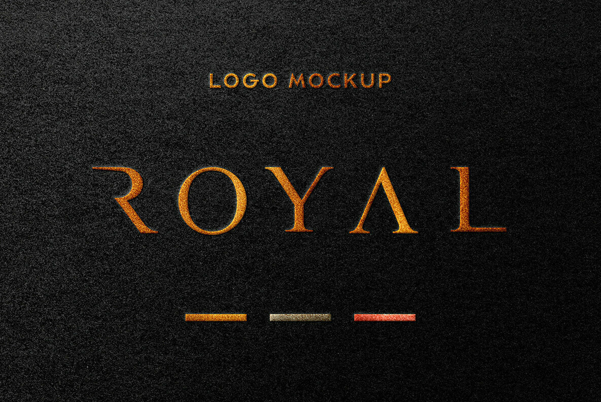 Foil Stamping Logo Mockup 1