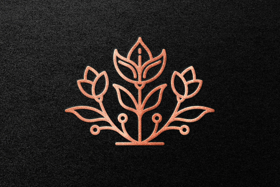 Foil Stamping Logo Mockup 4