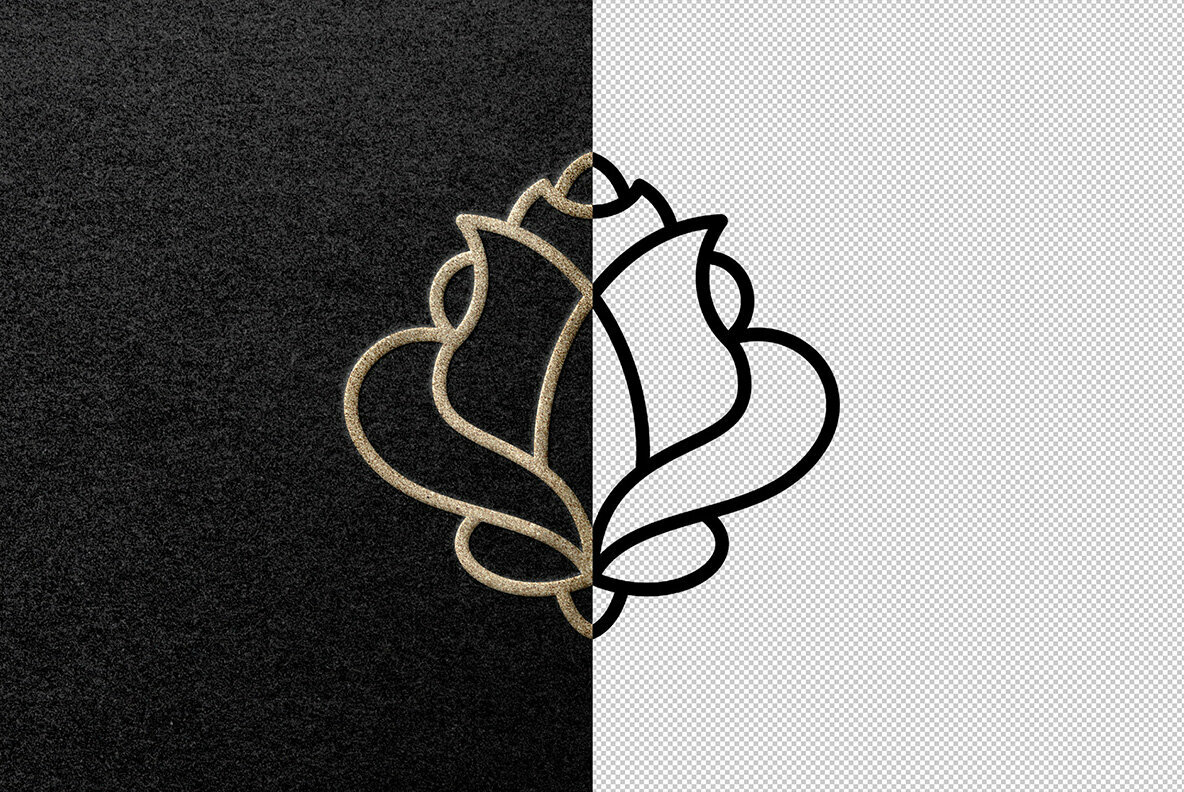 Foil Stamping Logo Mockup 5