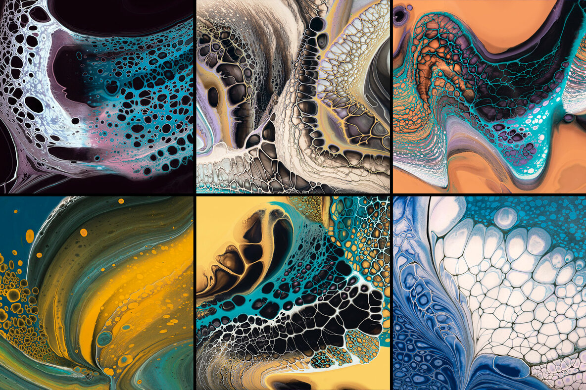 Viscosity Fluid Acrylic Paint Textures Viscosity Fluid Acrylic Paint Textures