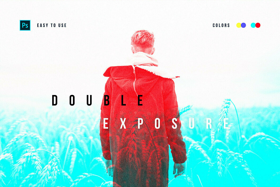 Double Color Exposure Photo Effect Double Color Exposure Photo Effect