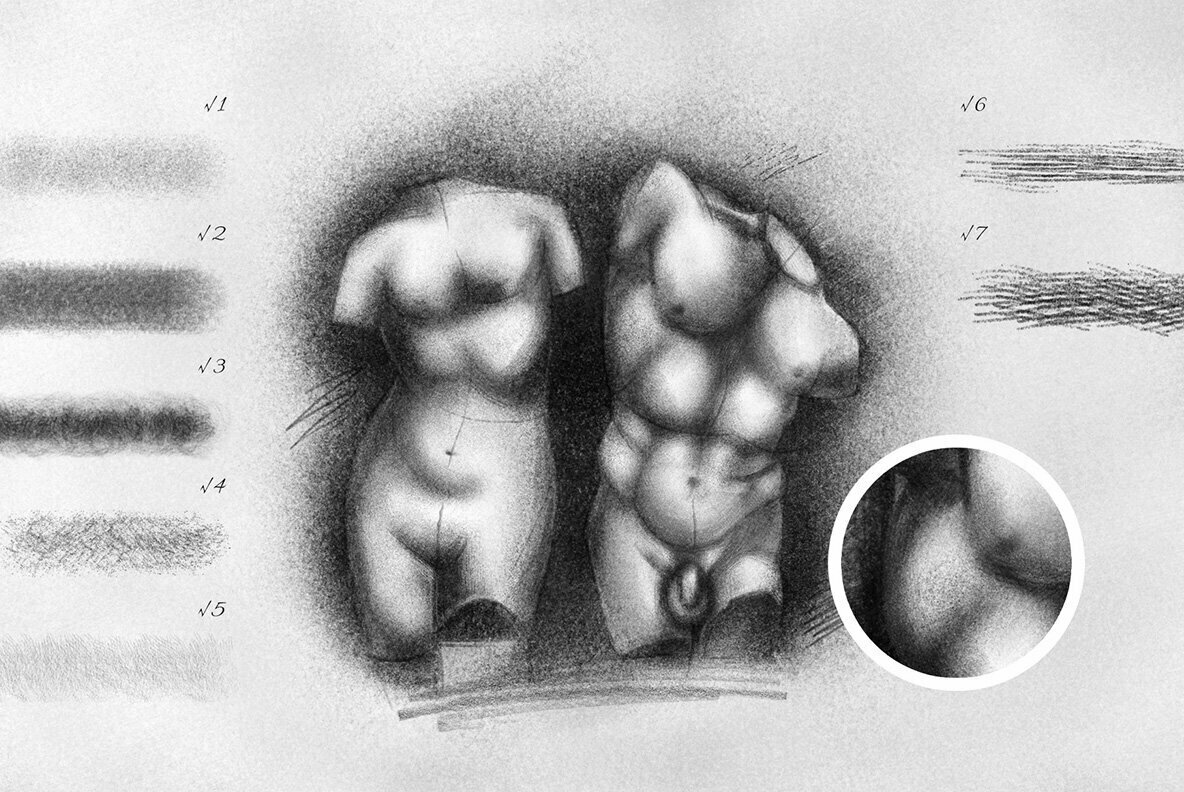 Pencil Photoshop Brushes 2