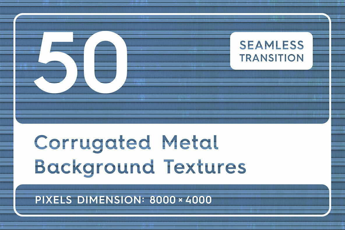 50 Corrugated Metal Background Textures 1