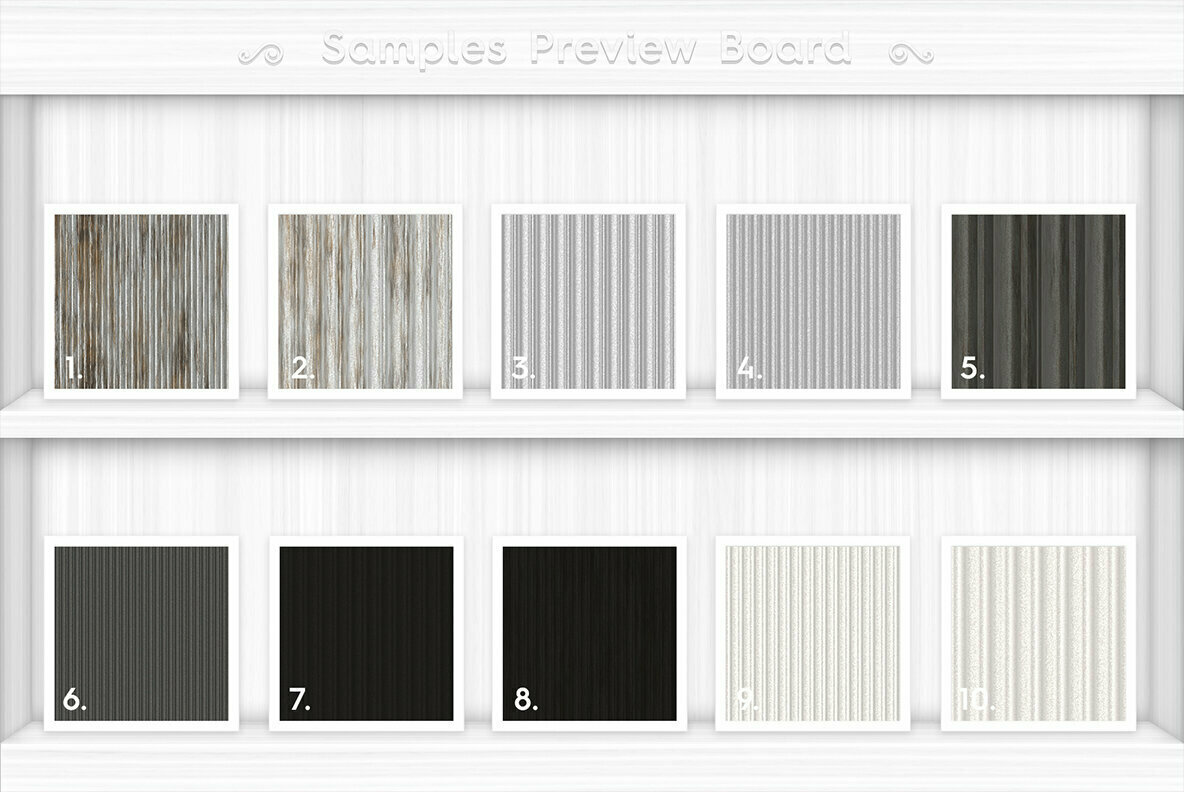 50 Corrugated Metal Background Textures 3