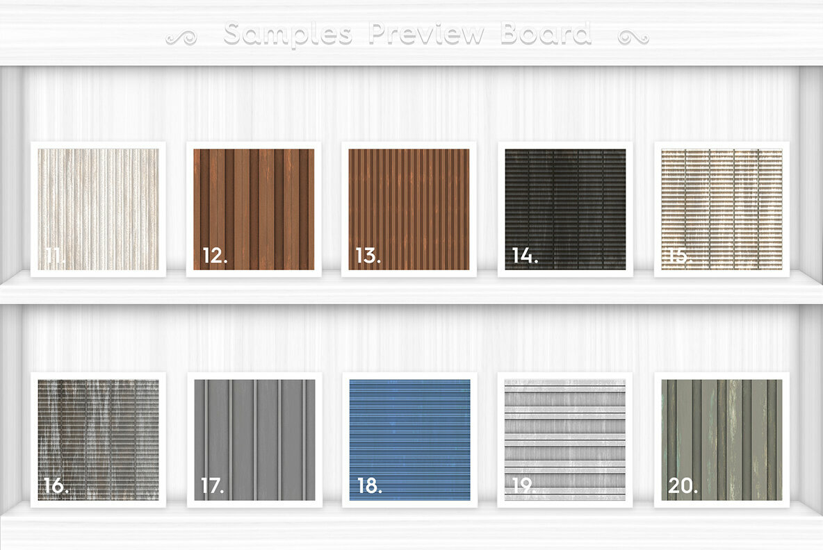 50 Corrugated Metal Background Textures 4