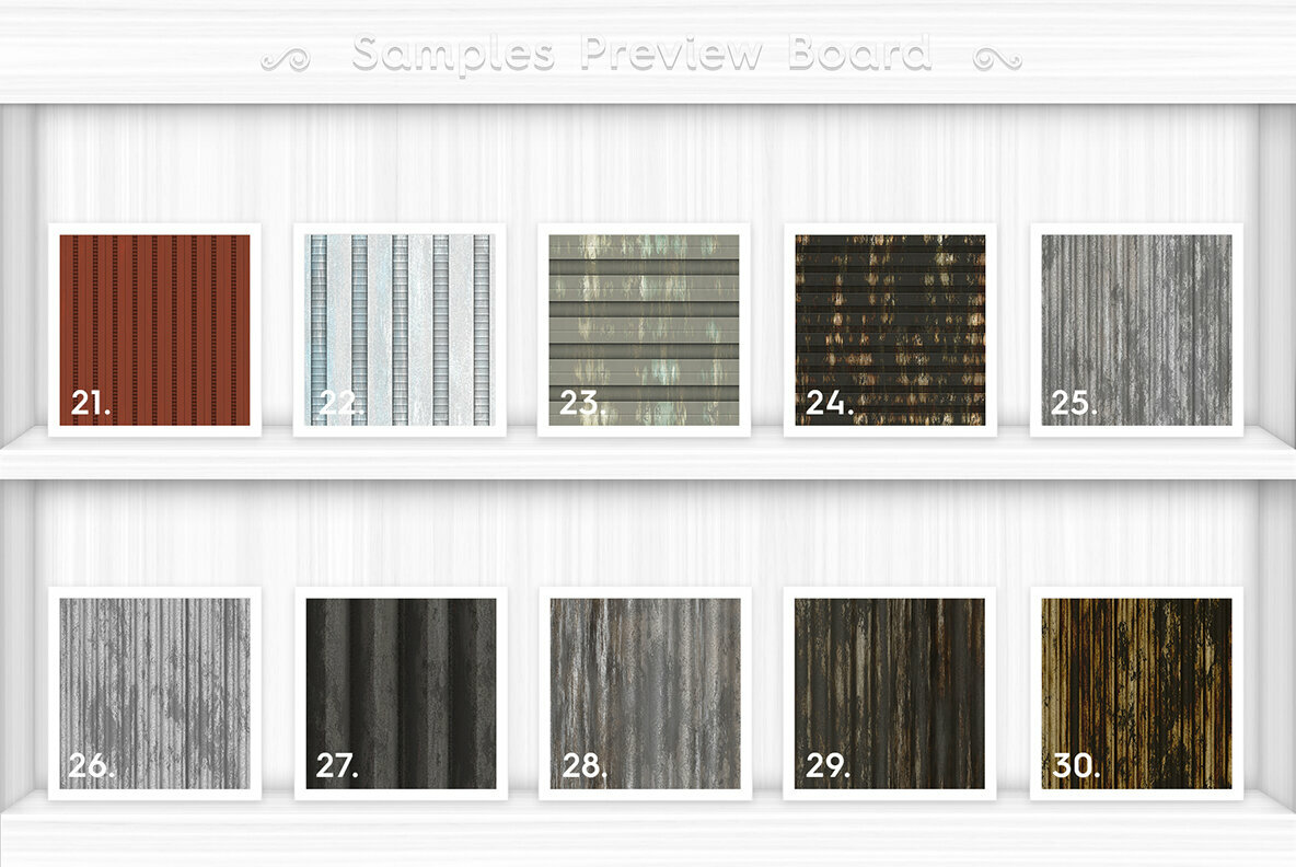 50 Corrugated Metal Background Textures 5