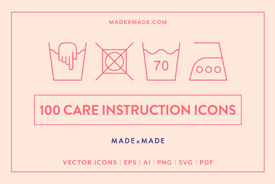Line Icons     Care Instructions