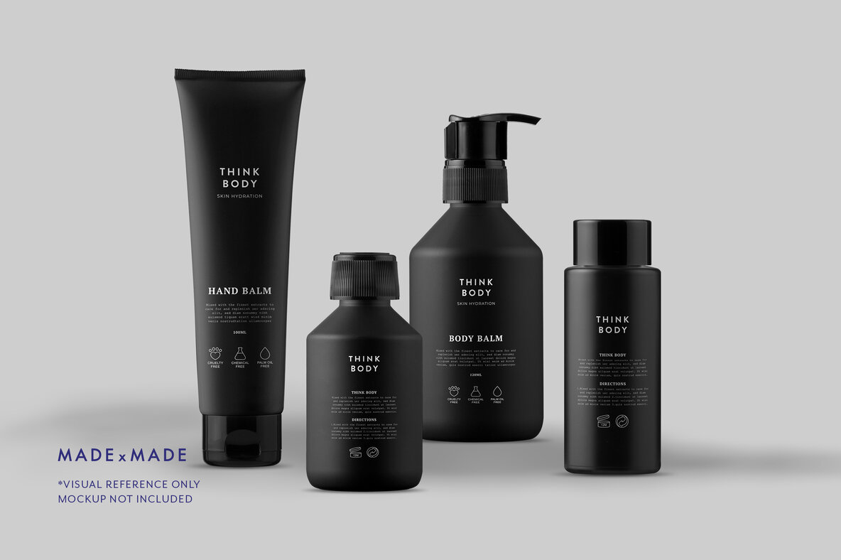 Line Icons Cosmetic Packaging Line Icons Cosmetic Packaging