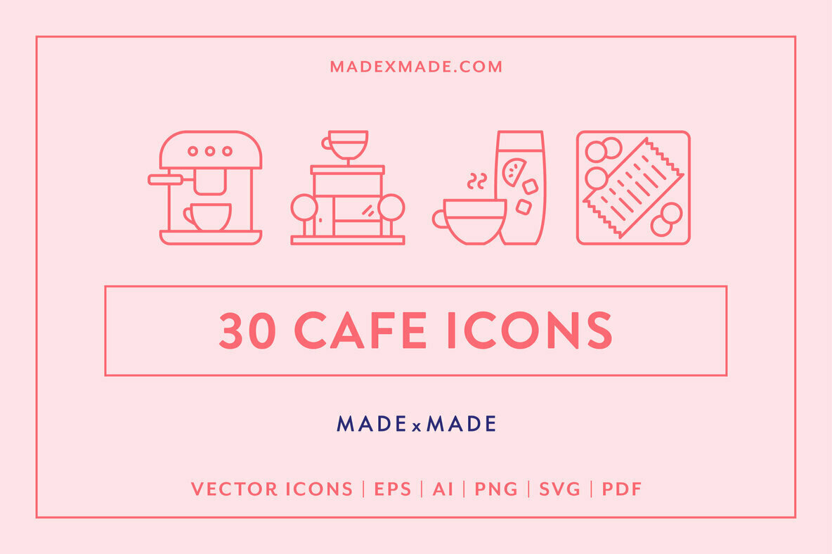 Line Icons     Cafe 1