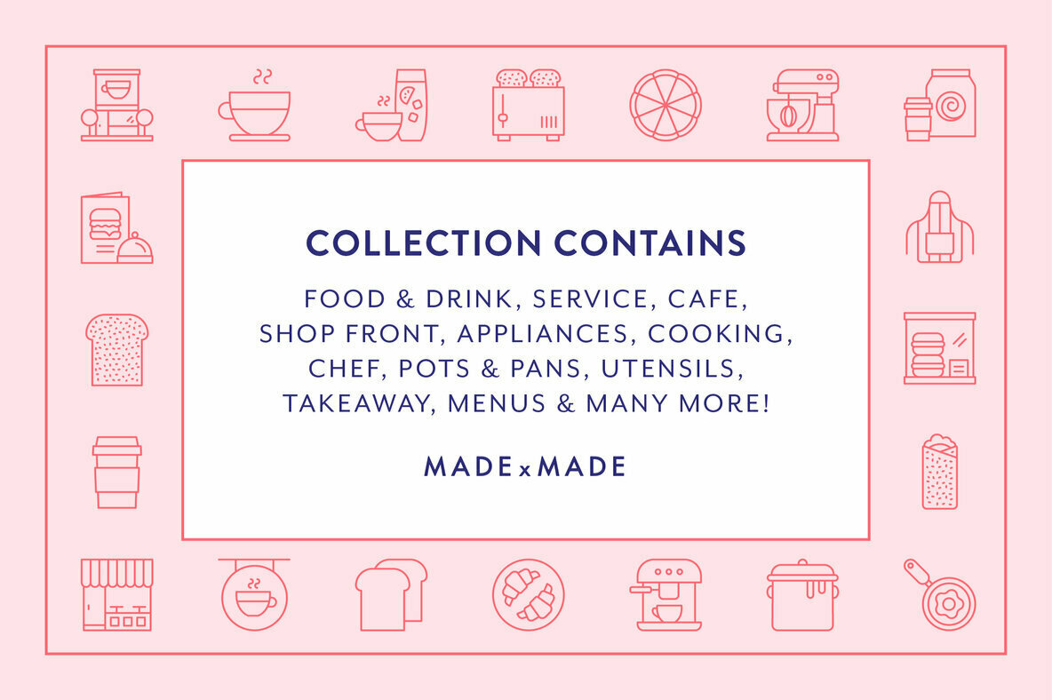 Line Icons     Cafe 2