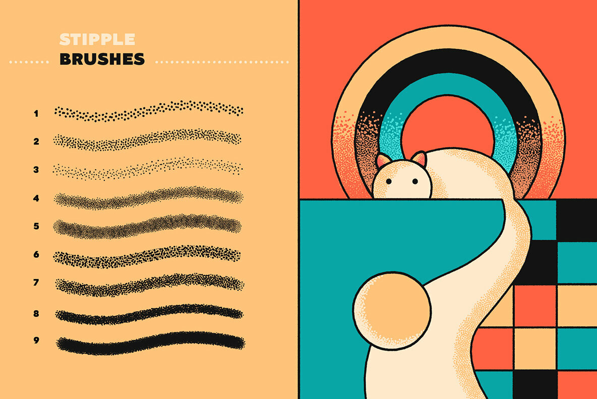 Stipple Brushes for Procreate Stipple Brushes for Procreate