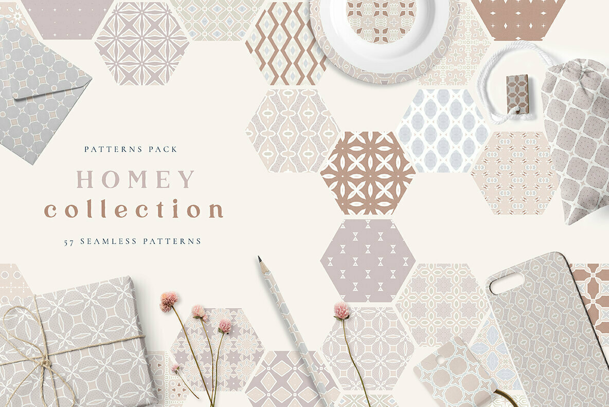 Homey Seamless Patterns 1
