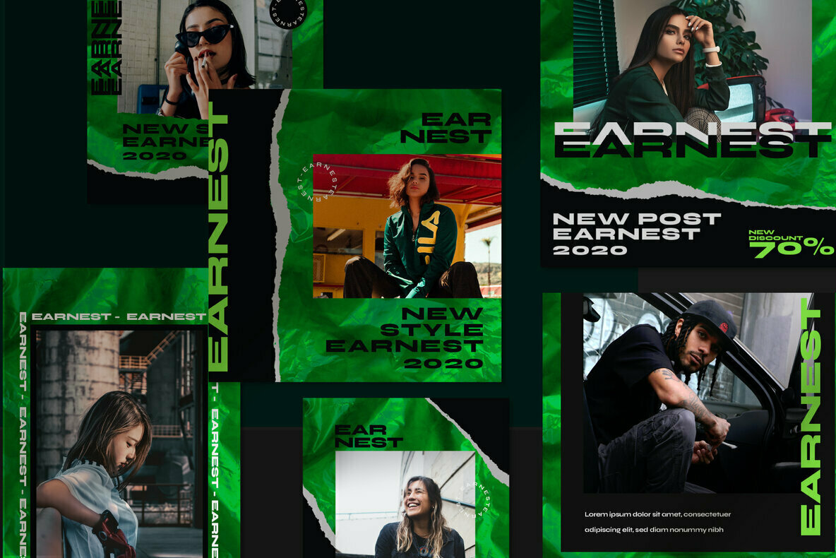 Earnest Instagram Posts and Stories Earnest Instagram Posts and Stories