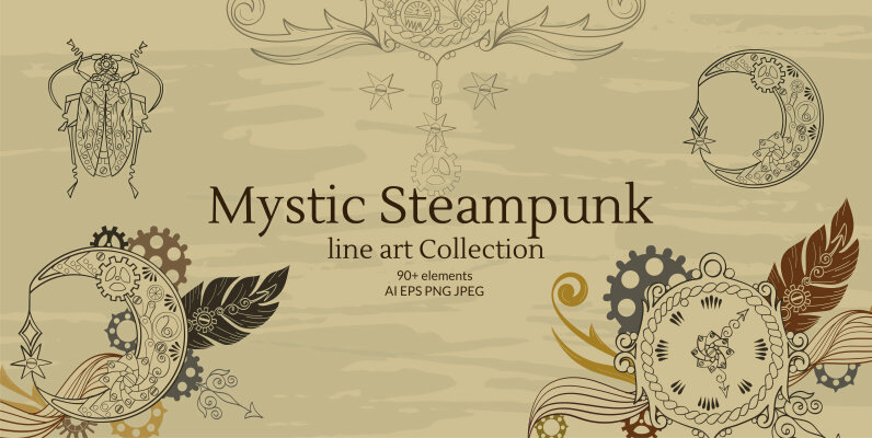 Linear Mystical Steampunk Collection