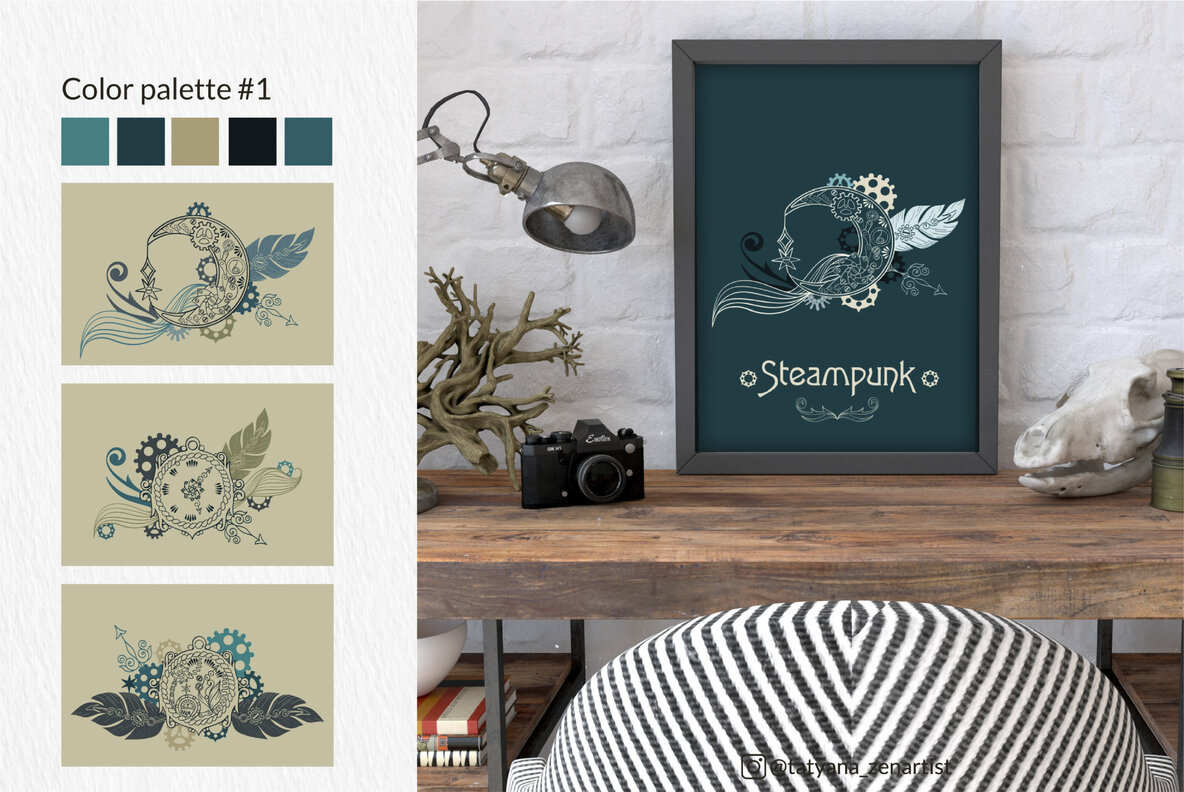 Linear Mystical Steampunk Collection 6