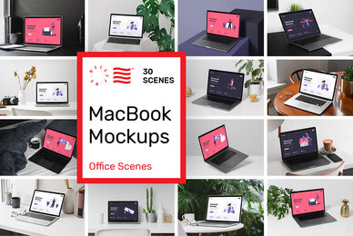 Macbook Mockups   Workspace Mockups