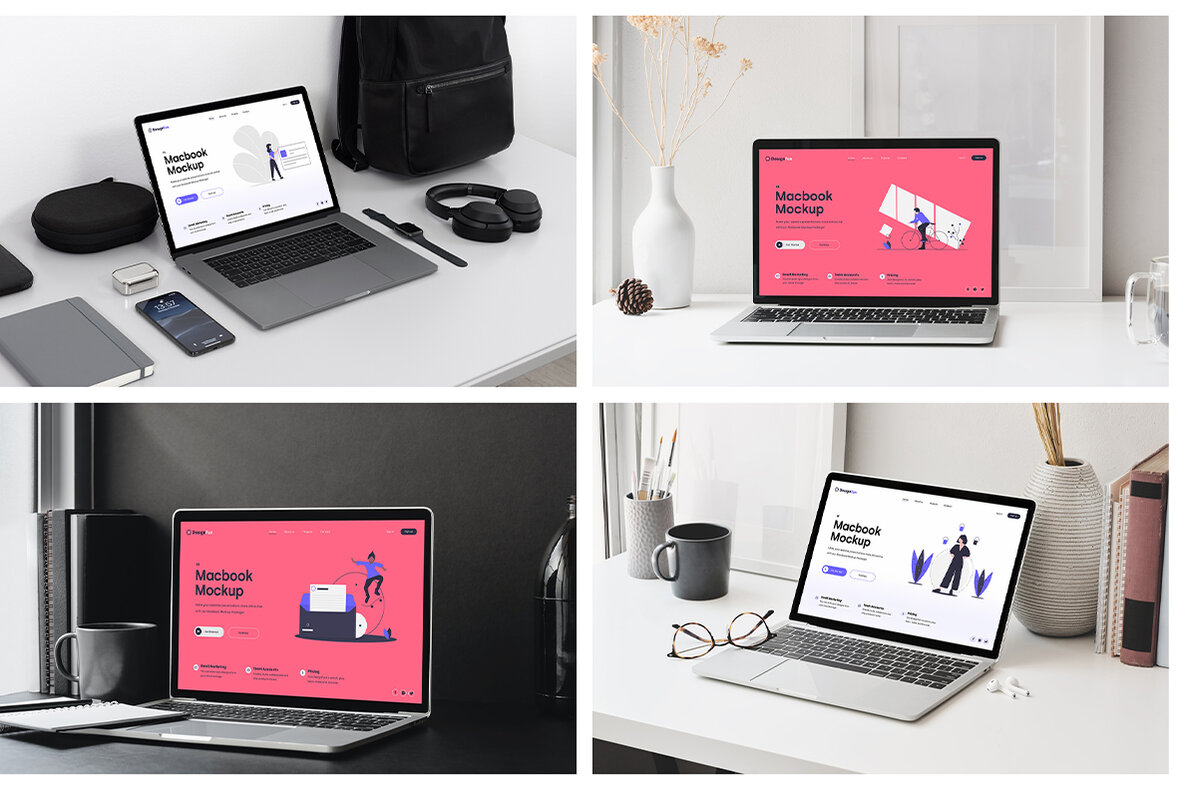 Macbook Mockups Workspace Mockups Macbook Mockups Workspace Mockups