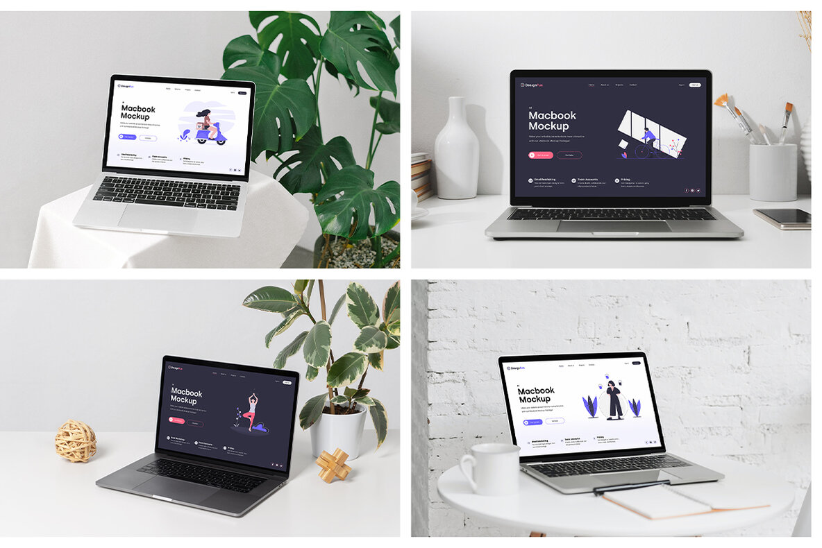 Macbook Mockups Workspace Mockups Macbook Mockups Workspace Mockups