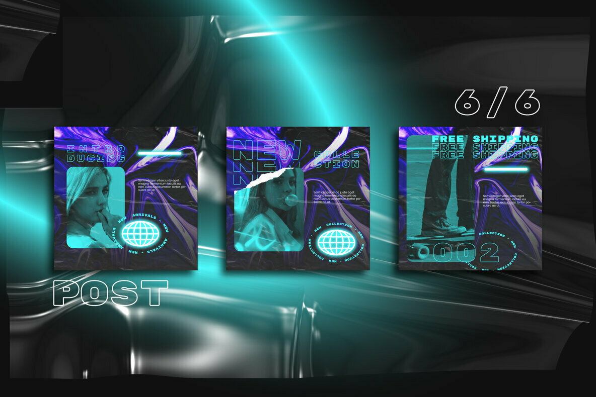 NEON Instagram Post Stories 2