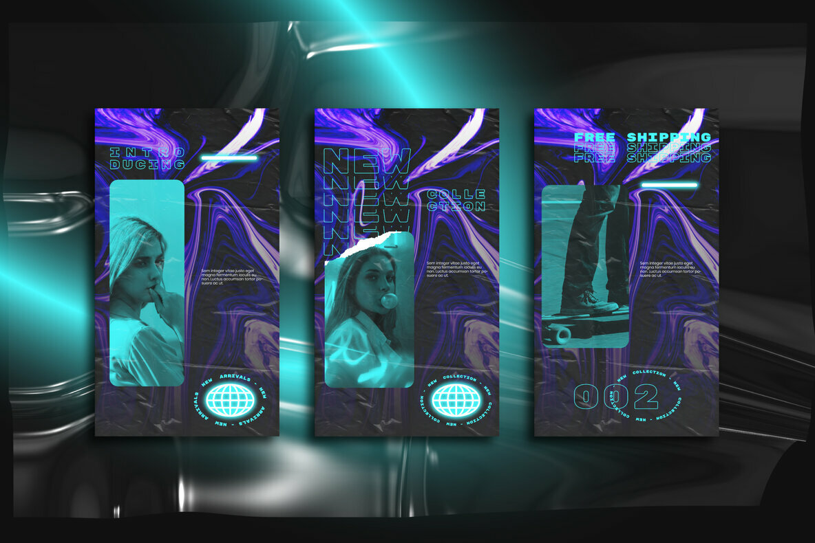 NEON Instagram Post Stories 4