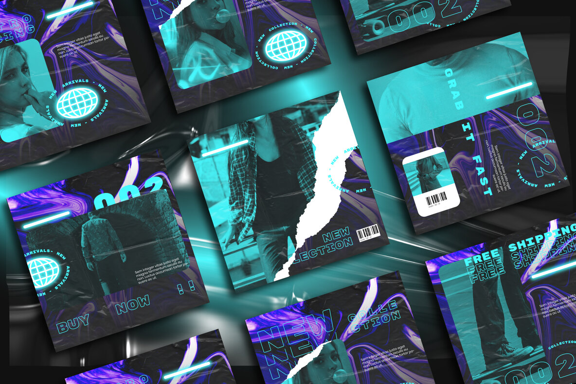 NEON Instagram Post Stories 6