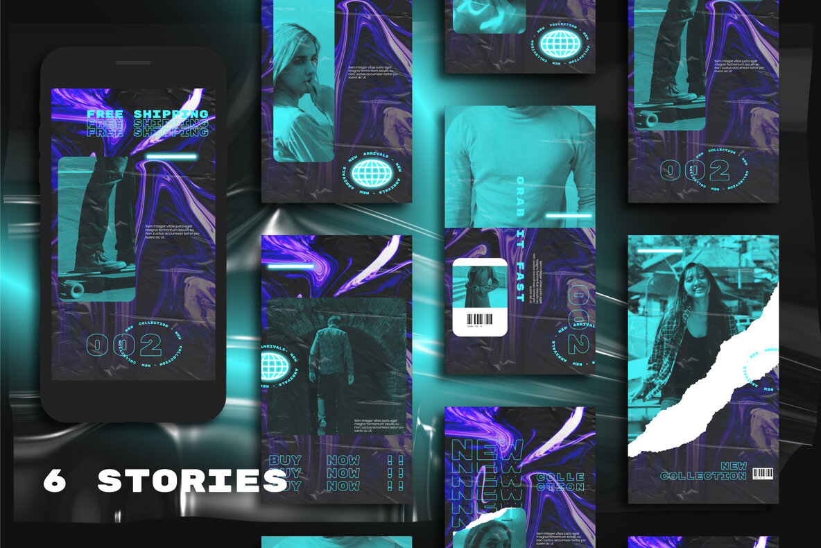 NEON Instagram Post Stories 7