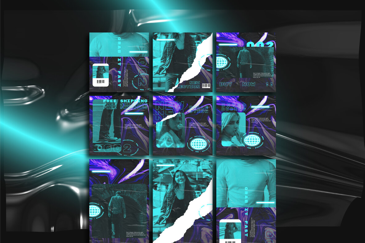 NEON Instagram Post Stories 9