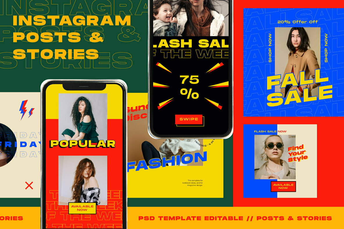 Flash Sale Instagram Post Stories Vol 2 Flash Sale Instagram Post Stories Vol 2