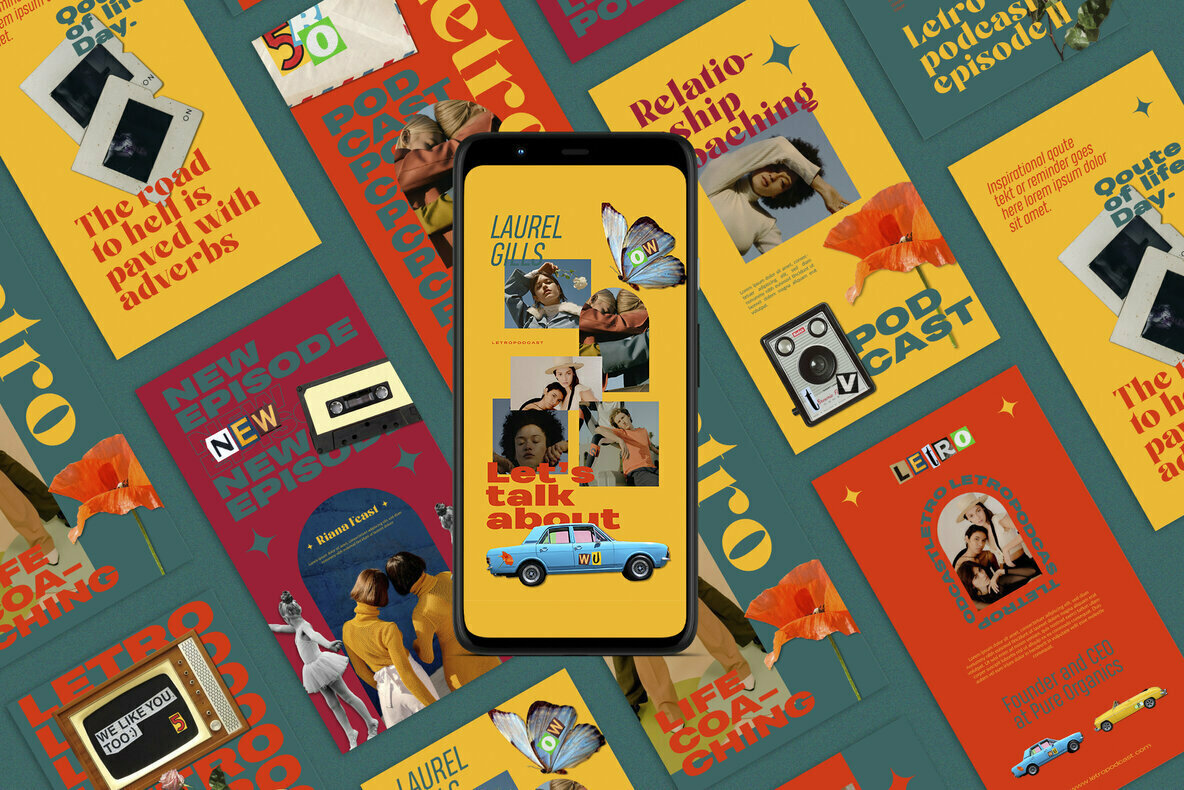 Letro Podcast Instagram Post Stories Letro Podcast Instagram Post Stories