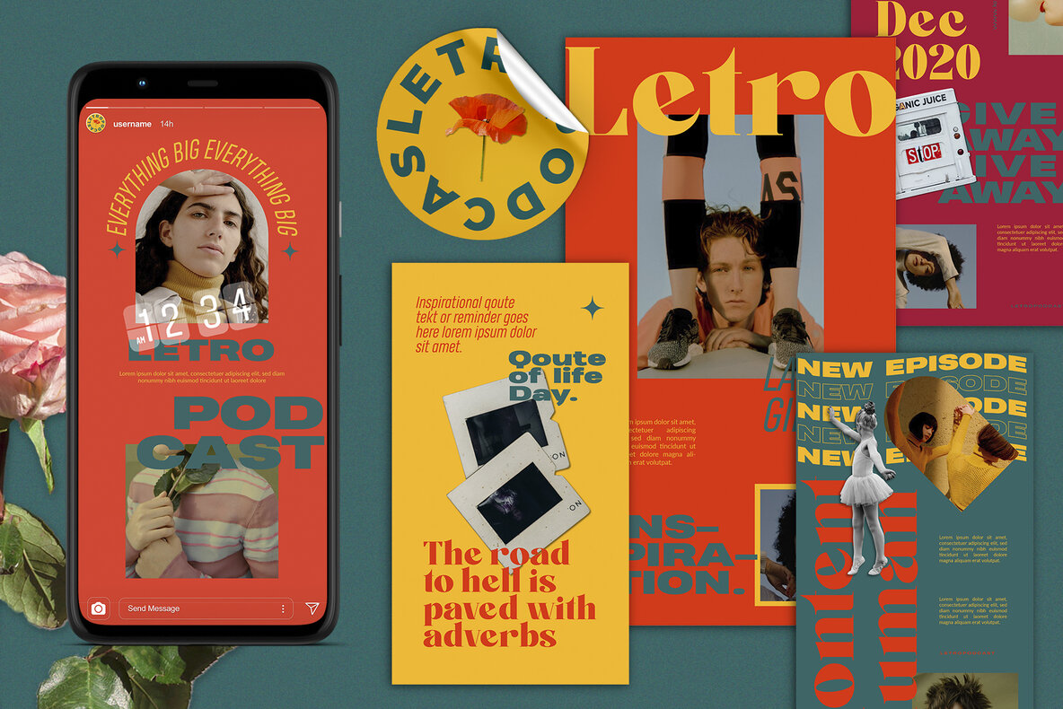 Letro Podcast Instagram Post Stories Letro Podcast Instagram Post Stories