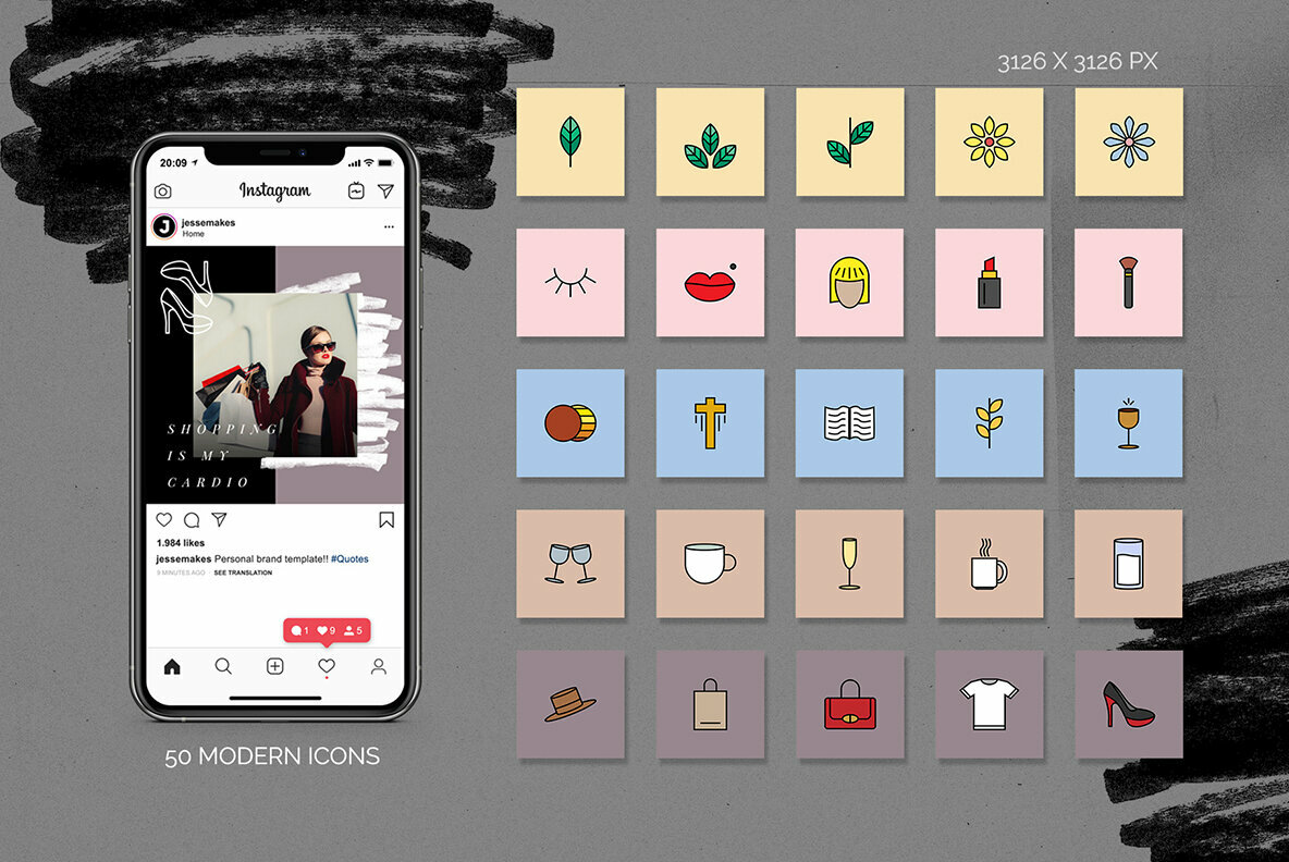 Personal Lifestyle Instagram Templates 5