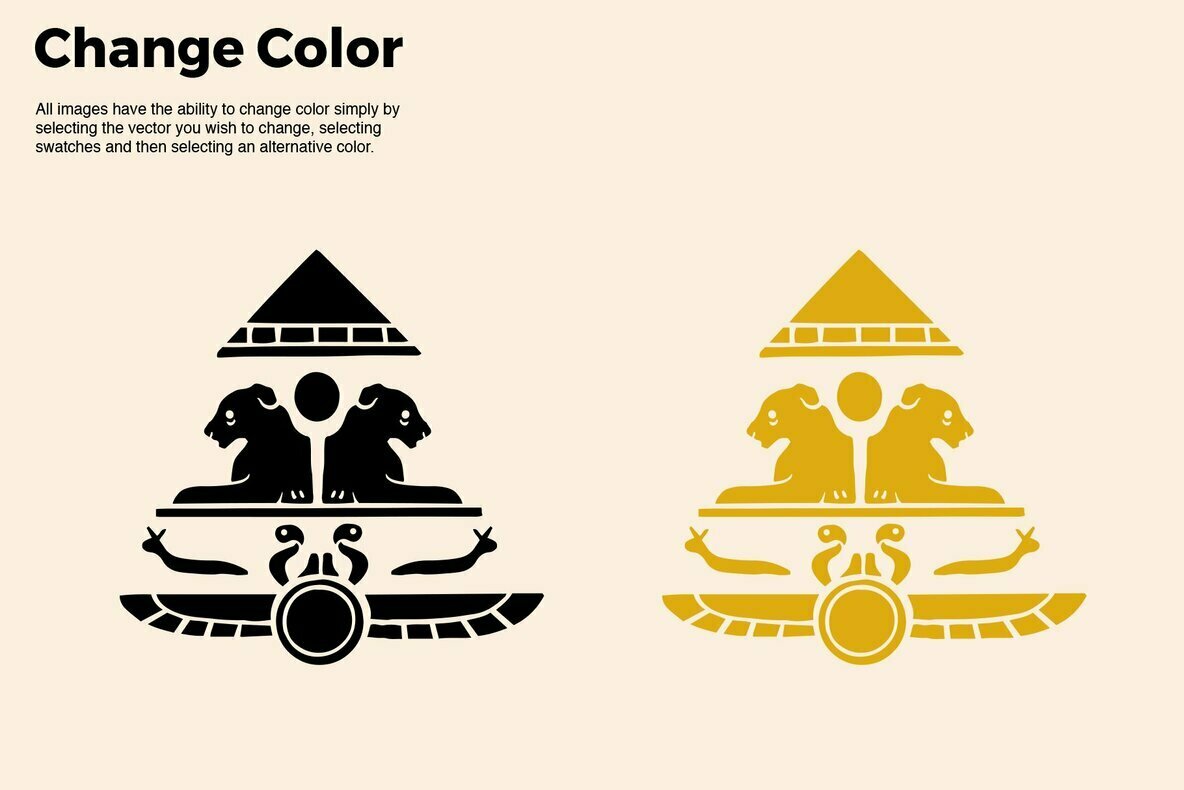 Ancient Egypt Vector Set 2