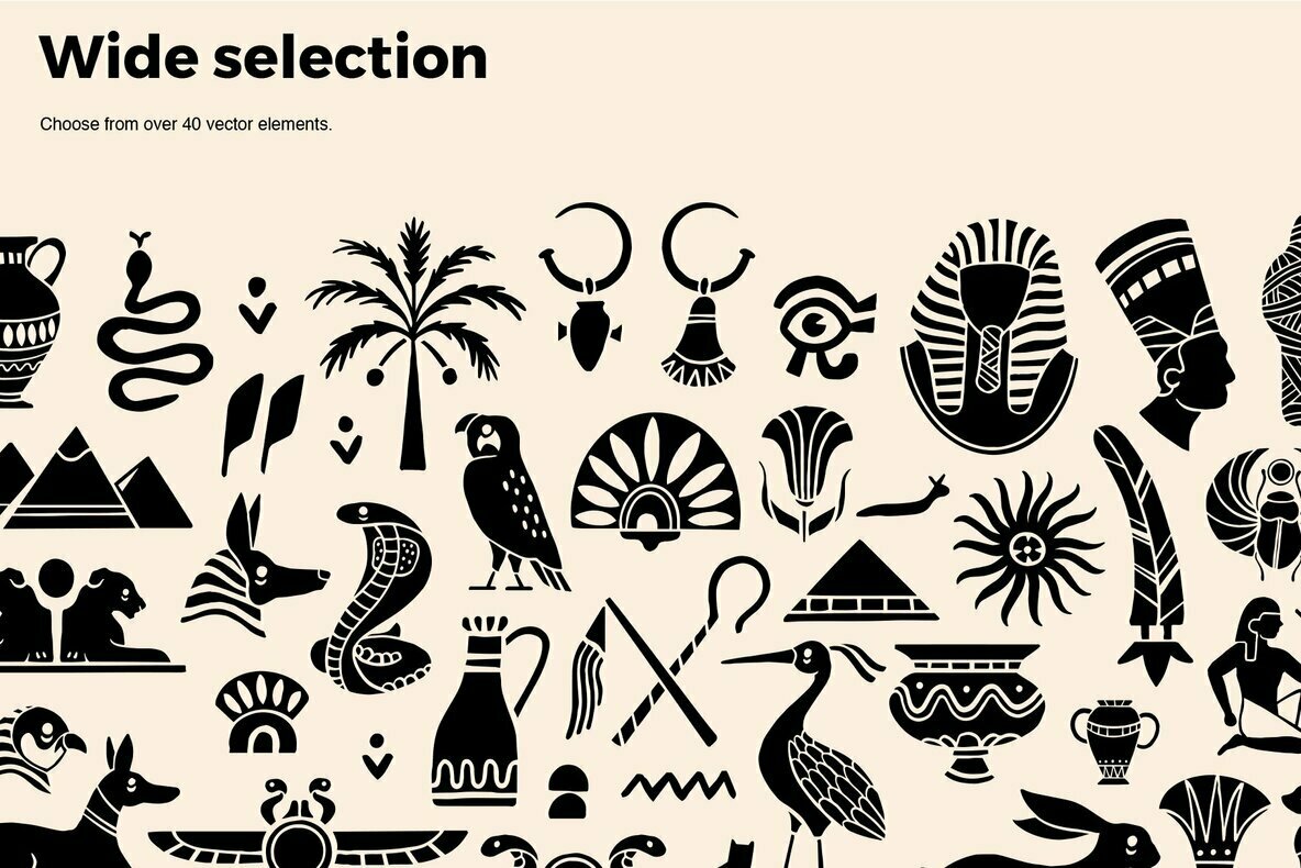 Ancient Egypt Vector Set 3