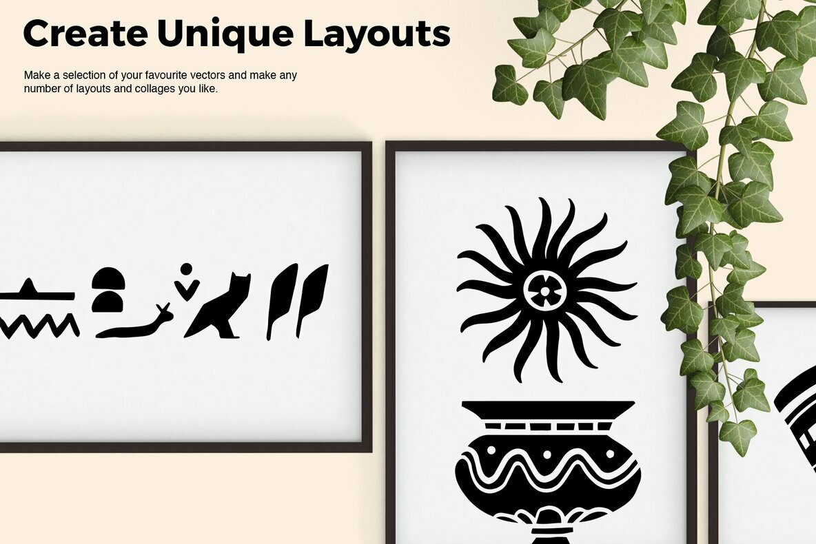 Ancient Egypt Vector Set 4