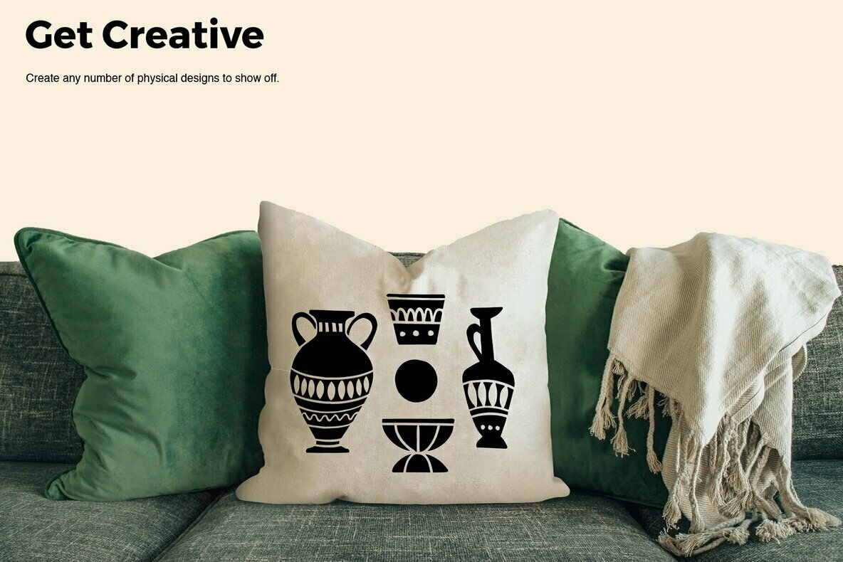 Vase and Mugs Vector Set 3