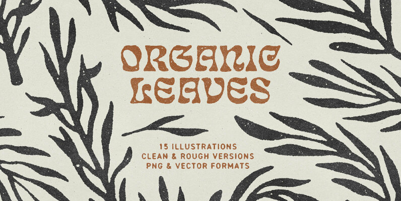 Organic Leaves Illustrations