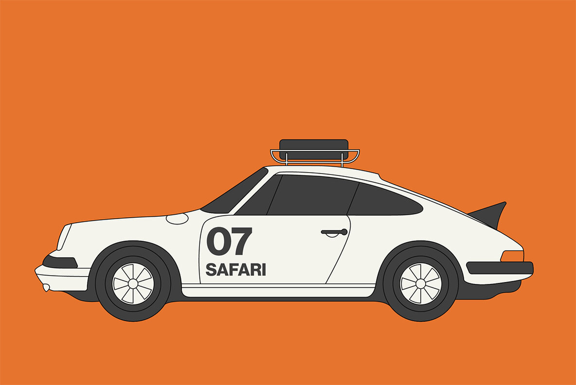 Outlined Car Mockups 14