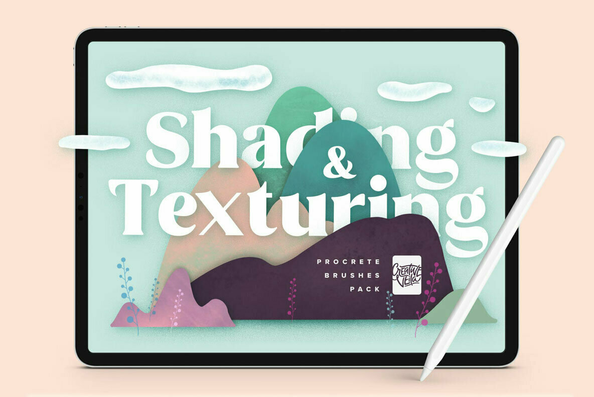 Natural Shading Texture Procreate Brushes Natural Shading Texture Procreate Brushes