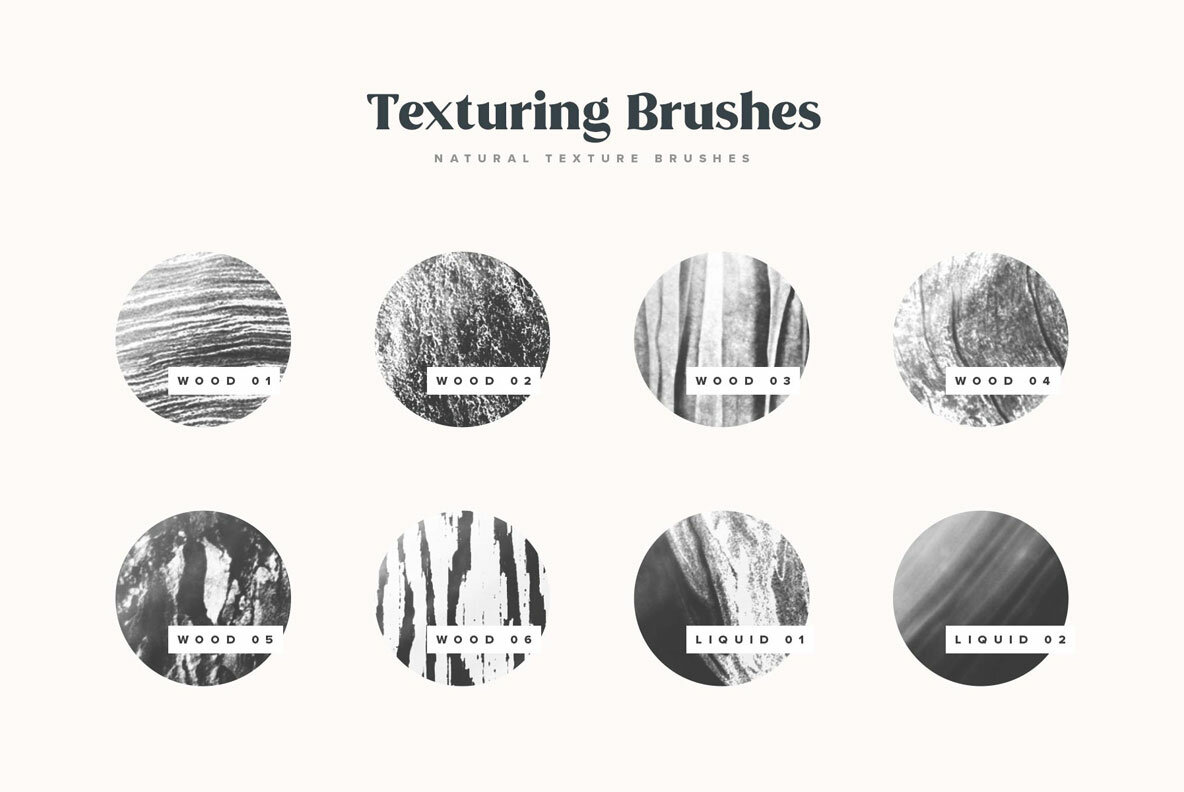 Natural Shading Texture Procreate Brushes Natural Shading Texture Procreate Brushes