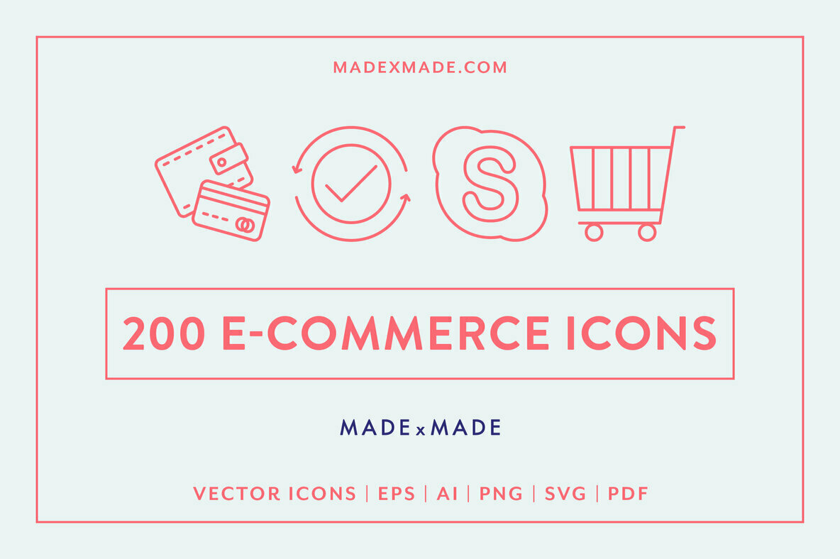 Ecommerce Line Icons 1