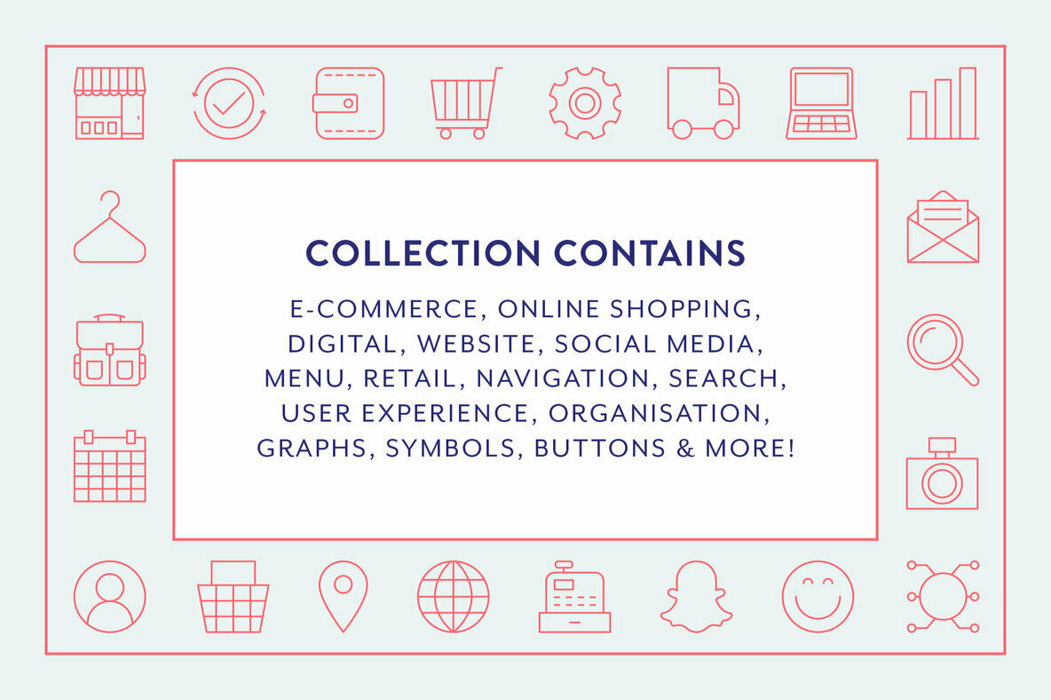 Ecommerce Line Icons 2