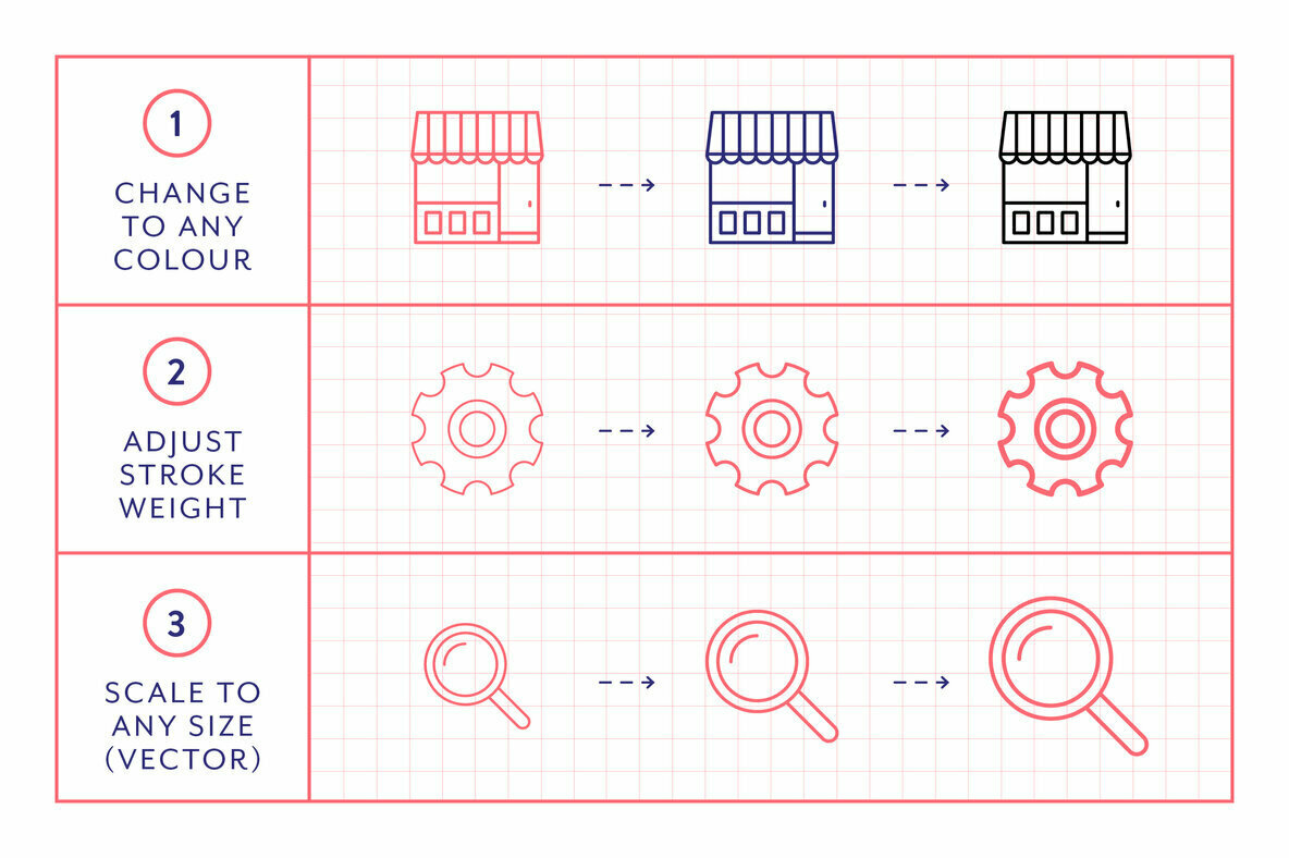 Ecommerce Line Icons 3