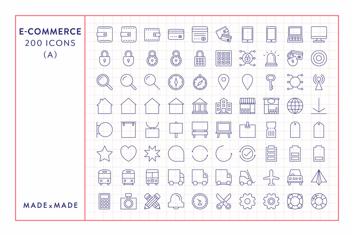 Ecommerce Line Icons 5